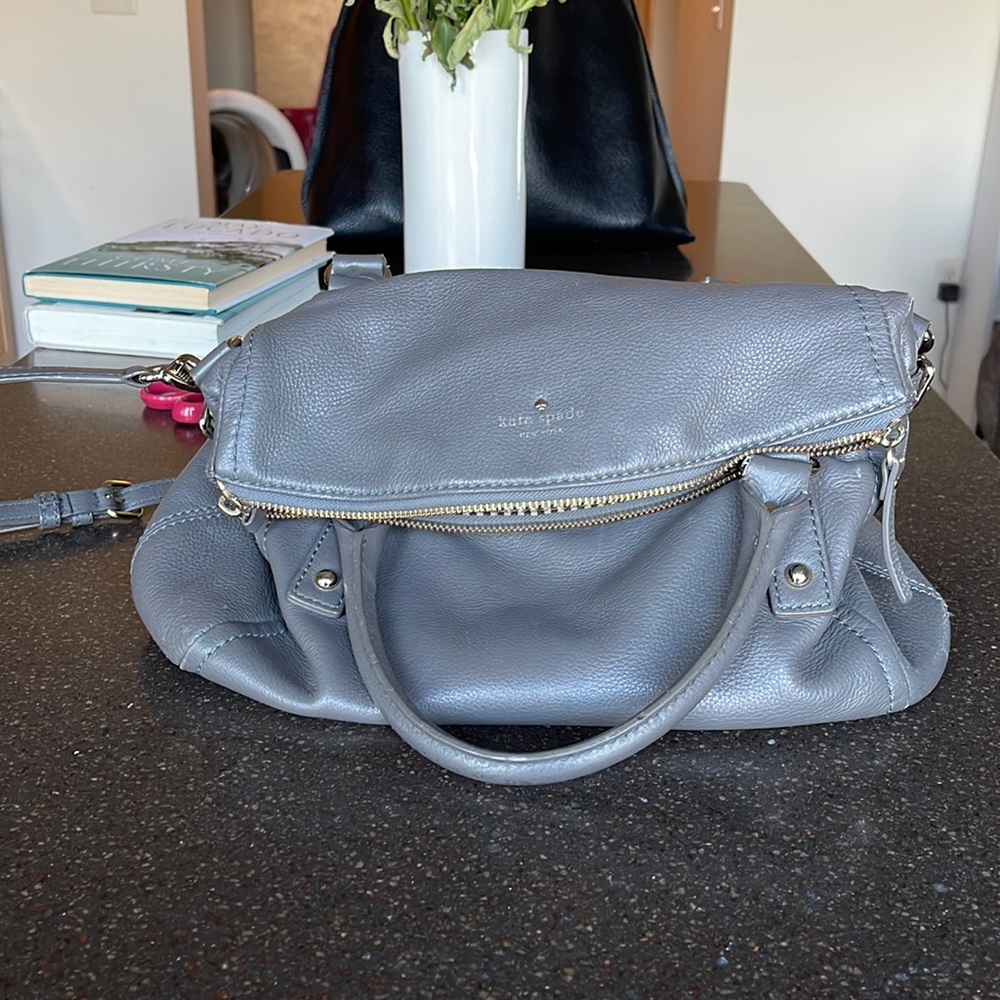 Pewter Kate Spade Cross Body Purse